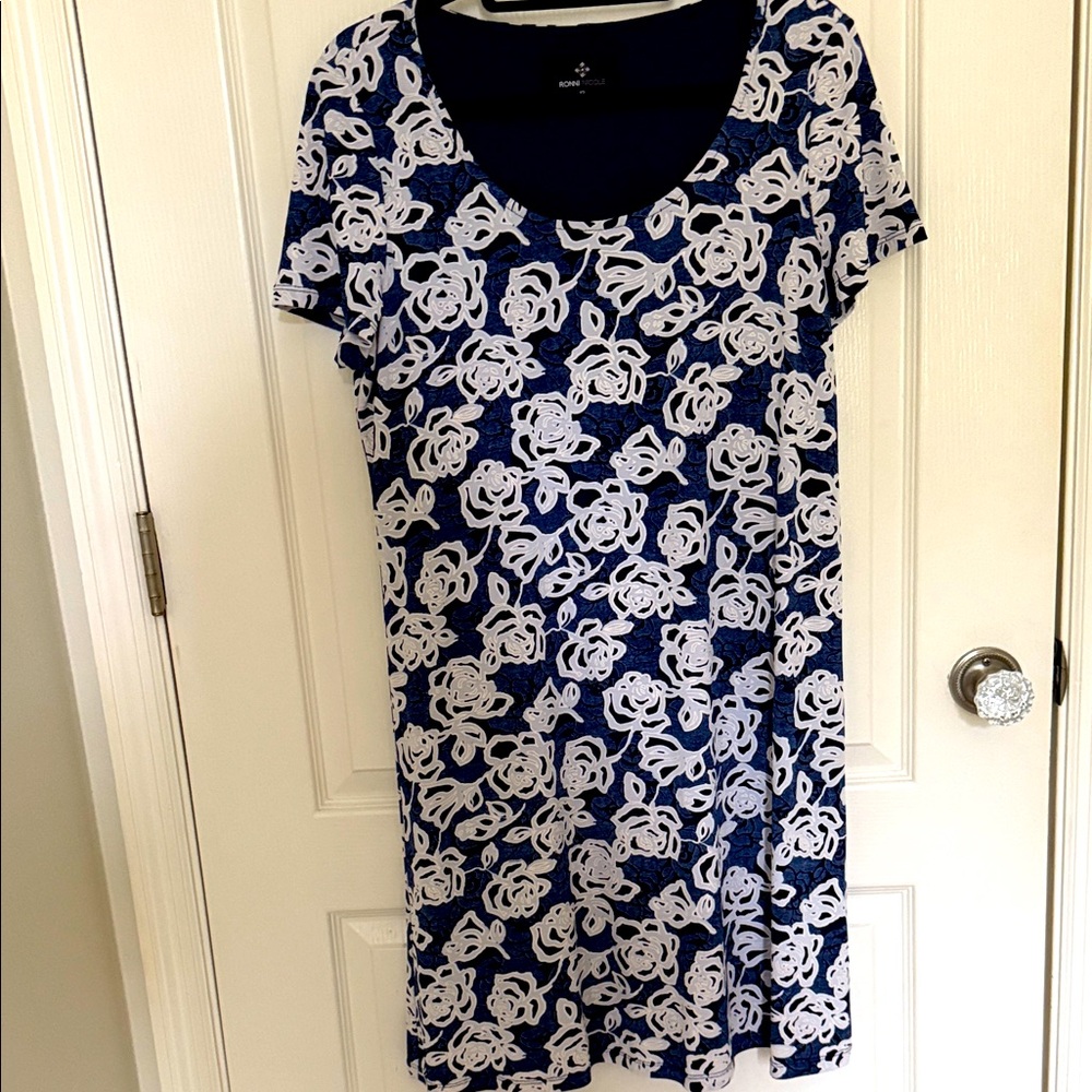 Ronni Nicole Navy Dress